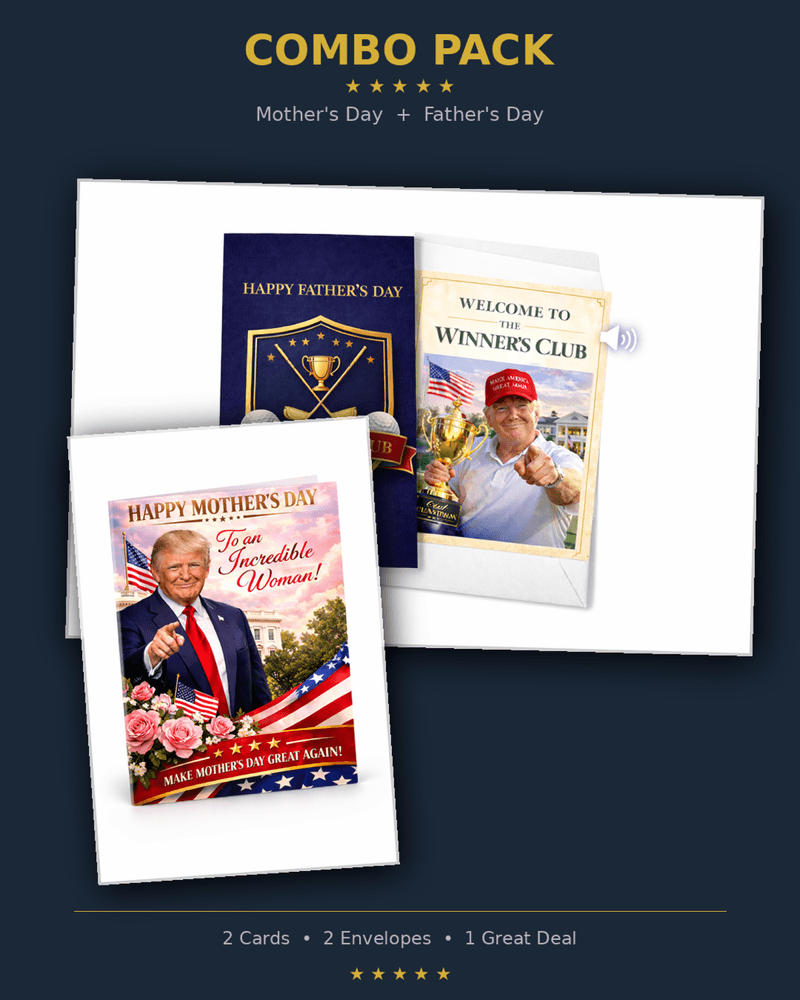Trump Talking Card Combo Pack