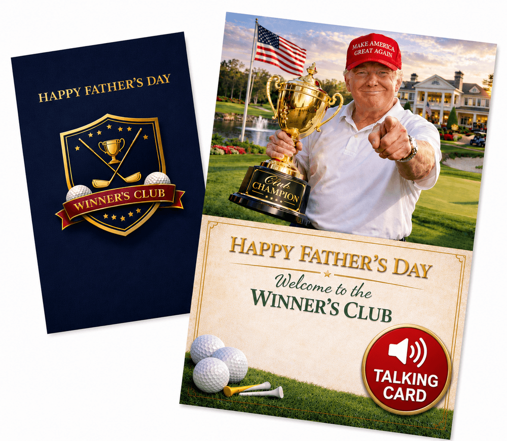 Trump Talking Father's Day Card